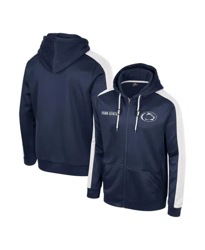 Colosseum Men's Navy Penn State Nittany Lions Reese Full-zip Hoodie