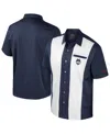 Colosseum Men's Navy Uconn Huskies Strike Bowling Button-up Shirt In Blue
