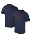 Colosseum Men's Navy Virginia Cavaliers Color Pop Active Blend T-shirt In Navy