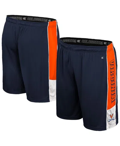 Colosseum Men's Navy Virginia Cavaliers Quantum Shorts In Blue