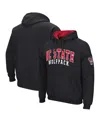 Colosseum Men's Nc State Wolfpack Double Arch Pullover Hoodie In Black