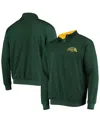 Colosseum Men's Green Ndsu Bison Tortugas Logo Quarter-zip Jacket In Green