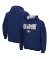 Colosseum Navy New Hampshire Wildcats Arch And Logo Pullover Hoodie In Navy