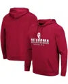 Colosseum Men's Oklahoma Sooners Lantern Pullover Hoodie In Crimson