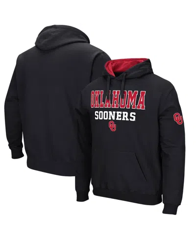 Colosseum Men's Oklahoma Sooners Sunrise Pullover Hoodie In Black