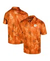 Colosseum Orange Clemson Tigers Palms Team Polo In Orange