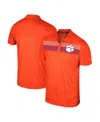Colosseum Men's Orange Clemson Tigers Big Tall Langmore Polo In Orange