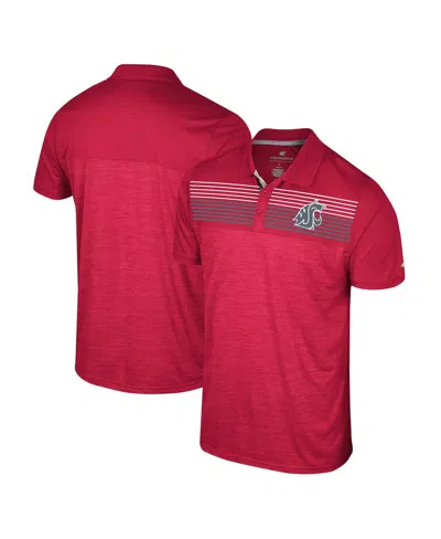 Colosseum Men's Orange Clemson Tigers Lang More Polo Shirt In Red