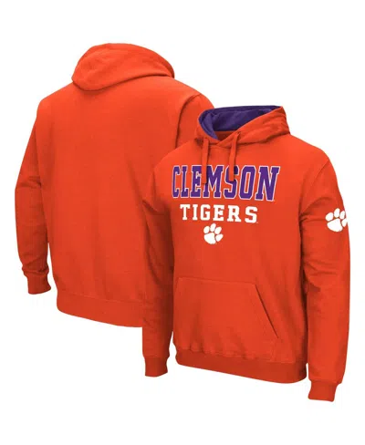 Colosseum Men's Orange Clemson Tigers Sunrise Pullover Hoodie