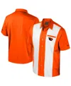 Colosseum Men's Orange Oregon State Beavers Strike Bowling Button-up Shirt In Orange