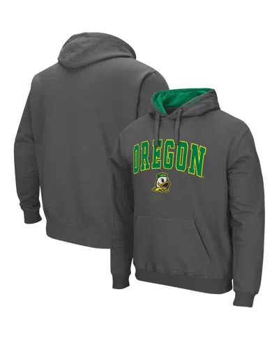 COLOSSEUM MEN'S OREGON DUCKS ARCH & LOGO 3.0 PULLOVER HOODIE
