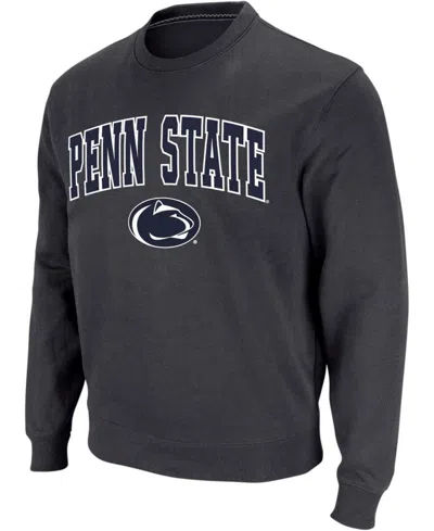 Colosseum Men's Penn State Nittany Lions Arch Logo Crew Neck Sweatshirt In Charcoal
