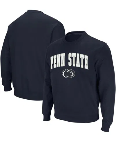 Colosseum Men's Penn State Nittany Lions Arch Logo Crew Neck Sweatshirt In Navy