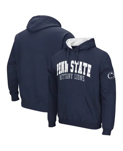 Colosseum Men's Penn State Nittany Lions Double Arch Pullover Hoodie In Navy