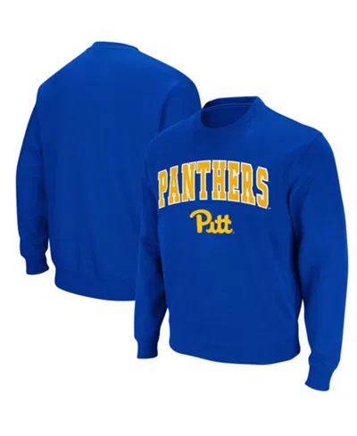 Colosseum Men's Royal Pitt Panthers Arch Logo Sweatshirt