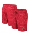 Colosseum Men's Red Maryland Terrapins Ozark Swim Shorts In Red