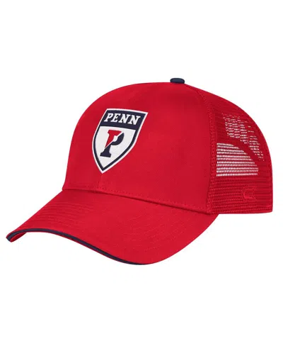 Colosseum Men's Red Pennsylvania Quakers Wyatt Adjustable Hat
