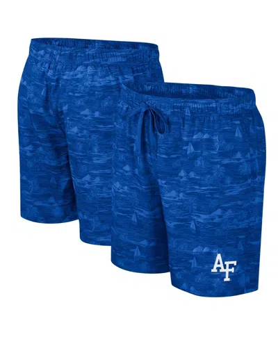 Colosseum Men's Royal Air Force Falcons Ozark Swim Shorts In Blue
