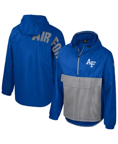 Colosseum Men's Royal Air Force Falcons Reloaded Anorak Half-zip Jacket