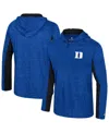Colosseum Men's Royal Duke Blue Devils Always Sunny Quarter-zip Hoodie In Blue