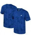 Colosseum Men's Royal Duke Blue Devils Floral Printed T-shirt In Royal