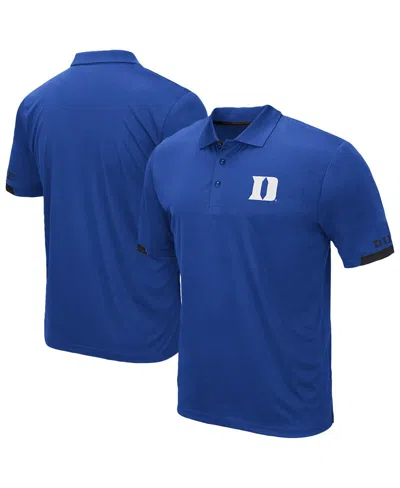 Colosseum Men's Royal Duke Blue Devils Santry Polo Shirt