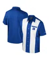 Colosseum Men's Royal Duke Blue Devils Strike Bowling Button-up Shirt In Royal