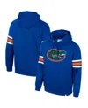 Colosseum Men's Royal Florida Gators Saluting Pullover Hoodie In Royal