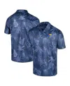 Colosseum Men's Royal Kansas Jayhawks Big Tall Palms Polo In Royal