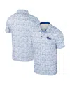 Colosseum Men's Royal Pitt Panthers It's Time Allover Print Polo Shirt In Blue