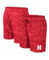 Colosseum Men's Scarlet Nebraska Huskers Ozark Swim Shorts In Scarlet