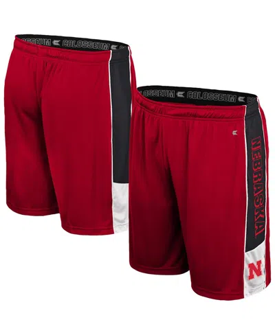 Colosseum Men's Scarlet Nebraska Huskers Quantum Shorts In Red