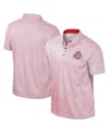 Colosseum Men's Scarlet Ohio State Buckeyes Big Tall Marty Rival Polo Shirt In Scarlet