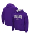 Colosseum Purple Stephen F Austin Lumberjacks Arch And Logo Pullover Hoodie In Purple