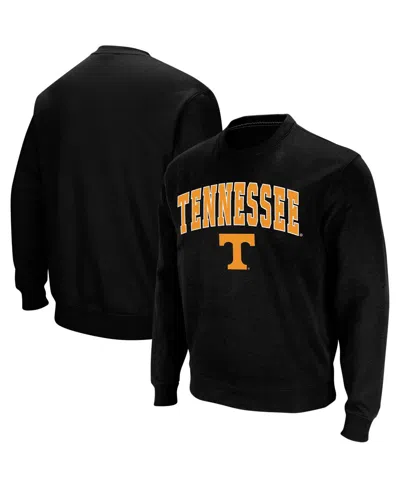 Colosseum Men's Tennessee Chattanooga Mocs Arch Over Logo Pullover Sweatshirt In Black