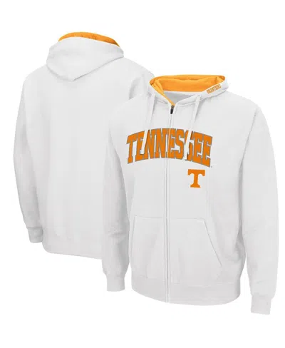 Colosseum Men's Tennessee Volunteers Arch Logo 3.0 Full-zip Hoodie In White
