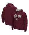 Colosseum Men's  Maroon Texas A&m Aggies Big And Tall Arch & Logo 2.0 Pullover Hoodie In Maroon