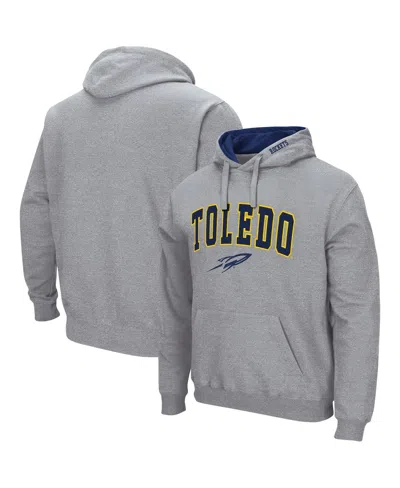 COLOSSEUM MEN'S TOLEDO ROCKETS ARCH AND LOGO PULLOVER HOODIE