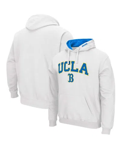 Colosseum Men's Ucla Bruins Arch Logo 3.0 Pullover Hoodie In White