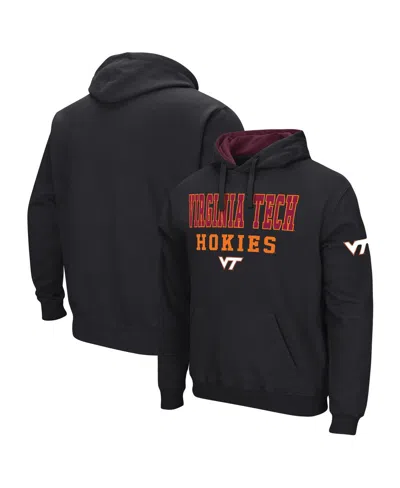 Colosseum Men's Virginia Tech Hokies Sunrise Pullover Hoodie In Black