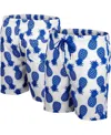 Colosseum Men's White Air Force Falcons Pineapples Swim Shorts In White
