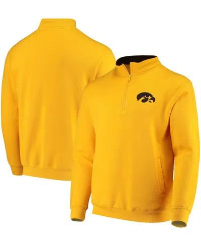 COLOSSEUM MEN'S IOWA HAWKEYES TORTUGAS LOGO QUARTER-ZIP JACKET