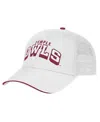 Colosseum Men's White Temple Owls Wyatt Adjustable Hat In White