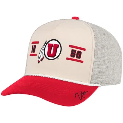 Colosseum Natural Utah Utes Frank Podium Adjustable Hat In Neutral