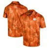 COLOSSEUM COLOSSEUM ORANGE CLEMSON TIGERS BIG & TALL PALMS POLO