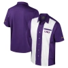Colosseum Purple Lsu Tigers Strike Bowling Button-up Shirt In Purple