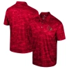 COLOSSEUM COLOSSEUM RED LOUISVILLE CARDINALS DALY PRINT POLO