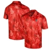 Colosseum Red Nc State Wolfpack Palms Team Polo In Red