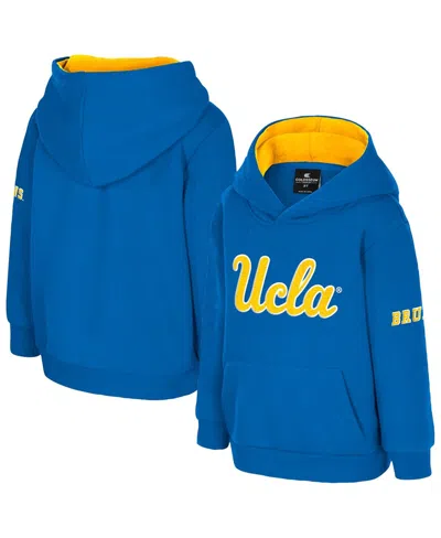 Colosseum Babies' Toddler Blue Ucla Bruins Big Logo Volume Fleece Pullover Hoodie