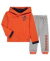 Colosseum Toddler Boys  Orange, Heathered Gray Syracuse Orange Poppies Hoodie And Sweatpants Set In Orange,heathered Gray